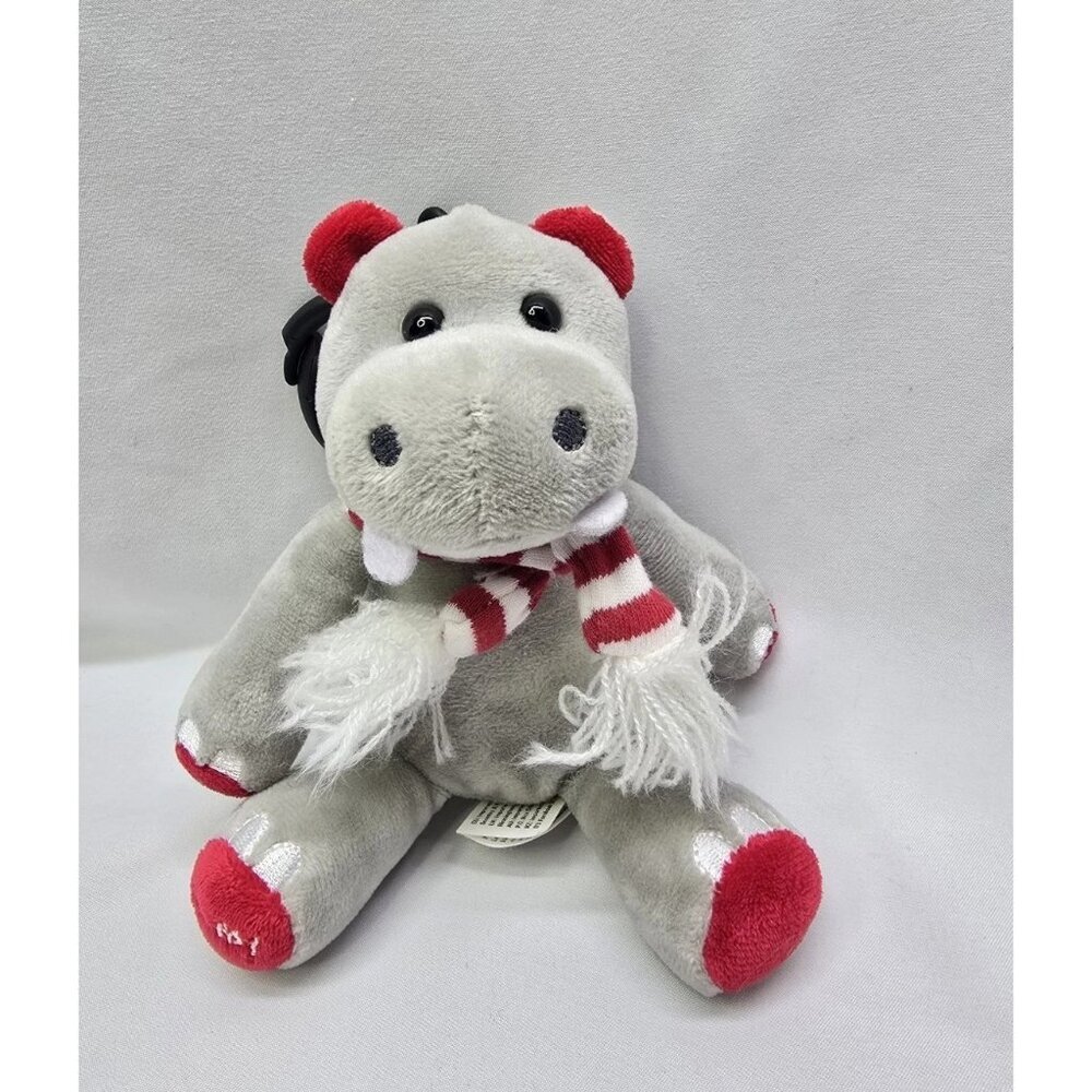 Scentsy Buddy Clip Christmas Holly The Hippopotamus “Perfect Peppermint" Plush